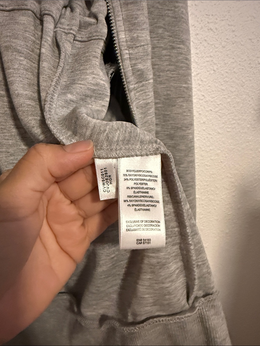 Converse Women's Full-Zip Jacket Gray - Picture 5 of 7